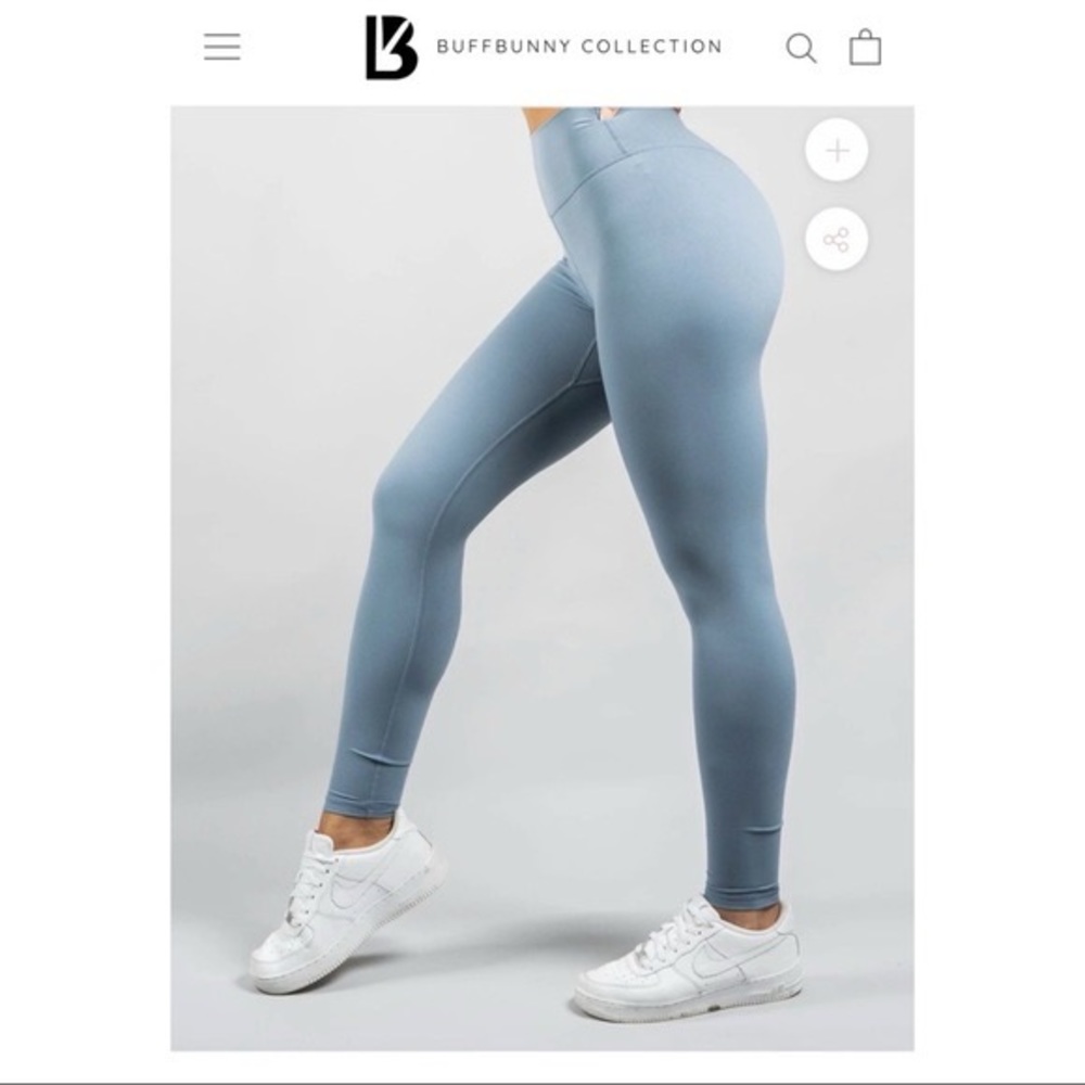 Buffbunny Collection Live Leggings - bondi blue, large, worn <5x